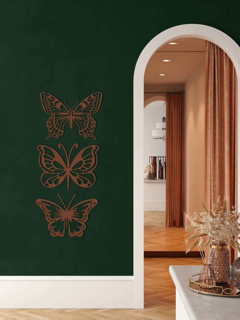 Set of 3 Butterflies