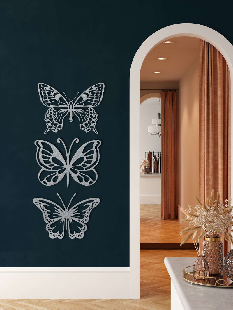 Set of 3 Butterflies