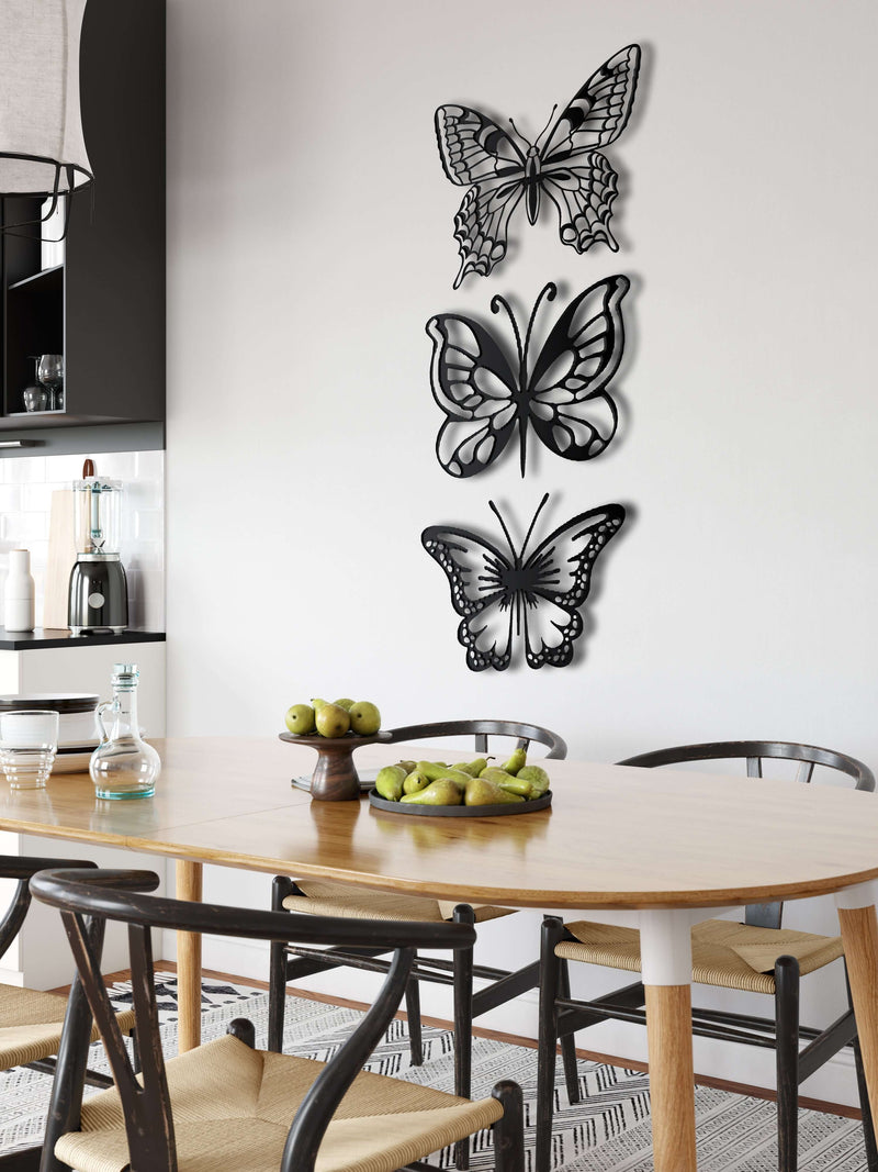 Set of 3 Butterflies