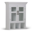 Avington - 2 Door Wall Cabinet With Cubbies - Pure White by HouseOfZazla