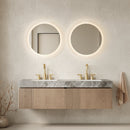 MURI 60" Bathroom Vanity & Sink, Floating Storage Cabinet