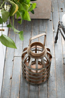 Decorative Lantern With Handle Wooden Lantern For Indoor Outdoor Home Garden Wedding