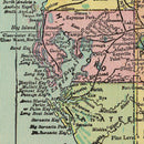Vintage Map of Florida 1909