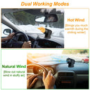 24V 160W Portable Car Heater & Fan | 2-in-1 Rotating Defroster/Demister with 4.92ft Cord