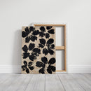 Japanese Ink Floral Print – Bold Brushstroke Blossom Wall Art
