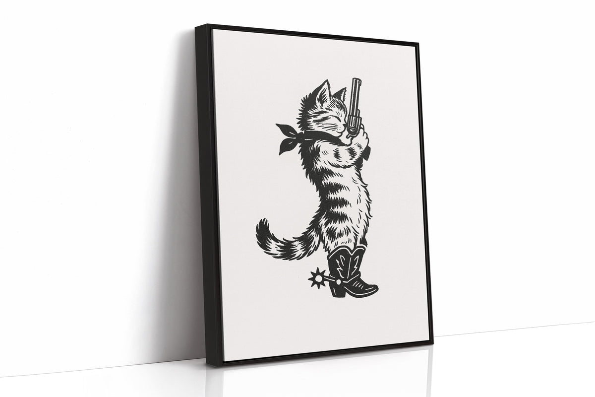 Purrpare for Trouble – Cowboy Cat Sheriff Print, photo 19 of 19
