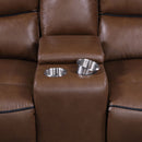 Denson - Power Reclining Loveseat With Console And USB Port