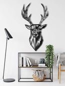 Geometric Deer Head