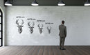 Geometric Deer Head