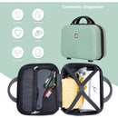 2Piece Luggage Sets ABS Lightweight Suitcase, Spinner Wheels, (20/14) OLIVE GREEN