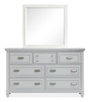 Charleston - Drawer Dresser With Landscape Mirror by Unique Piece Furniture