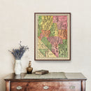 Vintage Map of Nevada 1909
