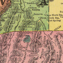Vintage Map of Nevada 1909