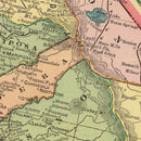 Vintage Map of California 1909