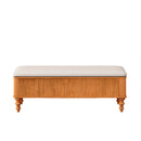 50.8-Inch Multi-Functional Storage Ottoman Bench