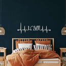 Ekg Love Metal Wall Art