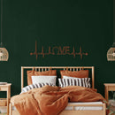 Ekg Love Metal Wall Art