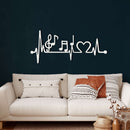Ekg Music Metal Wall Art