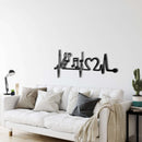 Ekg Music Metal Wall Art