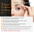 LED Eyebrow Tweezer Stainless Steel Make Up Tweezer w/ LED Light Rubber Finger Pads For Eyebrow Eyelash Hair Removal