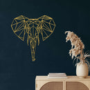 Geometric Elephant Head