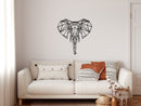 Geometric Elephant Head
