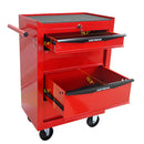 Rolling Metal Tool Chest With Drawers, Steel Storage Cabinet With Ball Bearing Slides by HouseOfZazla