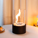 10.5 Inch High Portable Tabletop Fireplace for Ange Dimba by JHY DESIGN