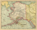 Vintage Map of Alaska 1909