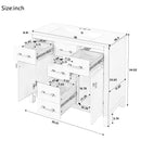 Bathroom Vanity With Sink Combo Set, Modern Bathroom Cabinet With 4 Drawers by Unique Piece Furniture