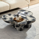 Butterfly Design Style Coffee Table – Imitation