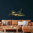 Fighter Jet Metal Wall Art