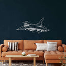 Fighter Jet Metal Wall Art