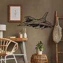 Fighter Jet Metal Wall Art