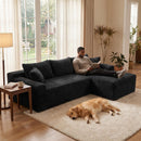 106.3" Cloud Modular Sectional Sofa with L-Shape Chaise