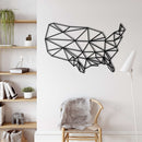 States of America Metal Wall Art