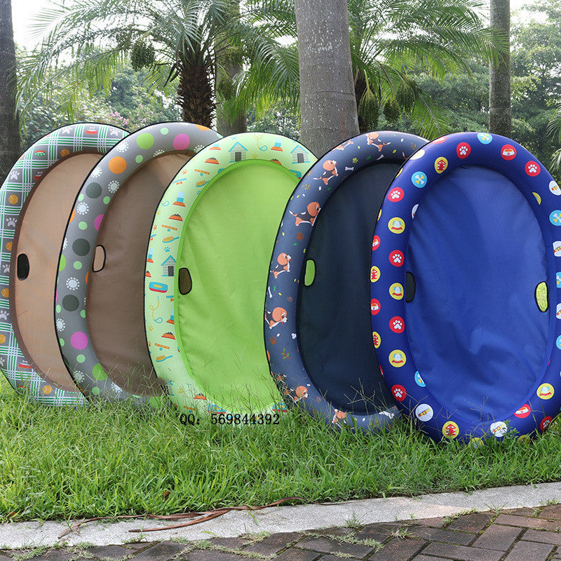 Dog Swimming Pool Inflatable Hammock Pets Pool Floating Bed Spring Summer Swimming Ring, photo 3 of 11