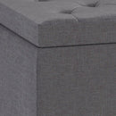 Hamilton - Upholstered Lift Top Rectangular Storage Ottoman by Unique Piece Furniture