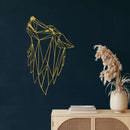 Wolf Head Metal Wall Art