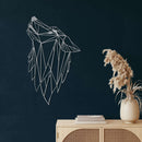 Wolf Head Metal Wall Art