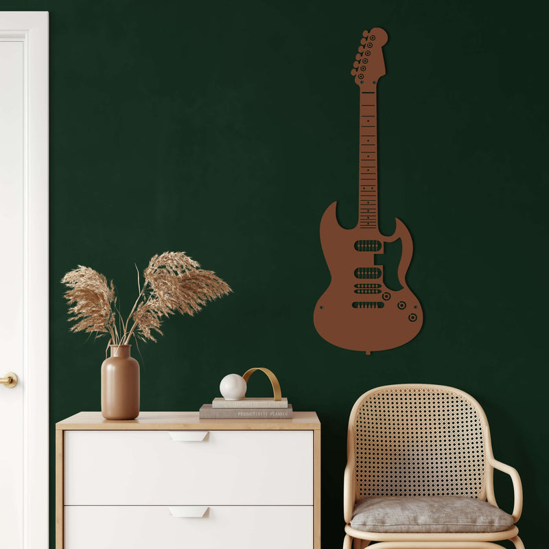 Guitar Metal Wall Art