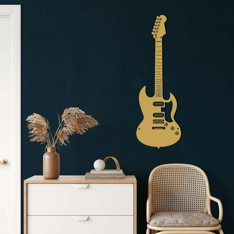 Guitar Metal Wall Art