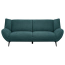 Logan - Flared Arm Sofa Sofa - Teal Blue