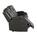 Benz - LED & Power Recliner With Adjustable Headrests And Ambient LED Lighting