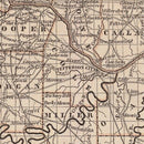 Vintage Map of Missouri 1842