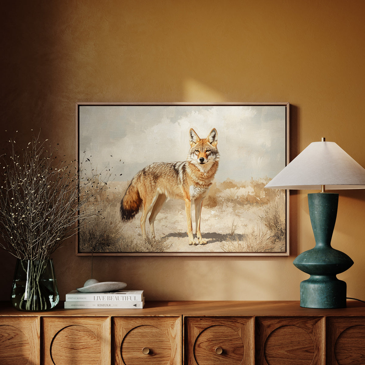 Lone Coyote in the Sun, photo 6 of 16