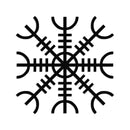 Helm of Awe Metal Wall Art