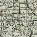 Vintage Map of Alabama 1842