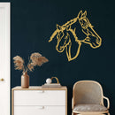 Horse Head Metal Wall Art