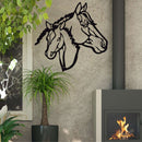 Horse Head Metal Wall Art